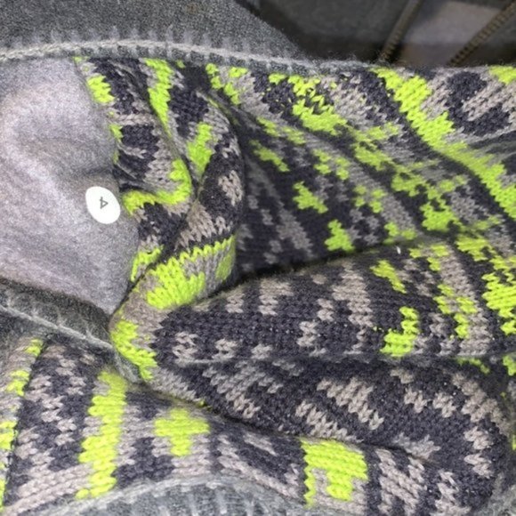 Lululemon “Scuba” Limited Edition Grey and Yellow Hoodie - Women’s Size 4 - Picture 7 of 7